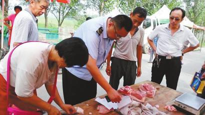 遏制病害肉、注水肉進(jìn)入市場